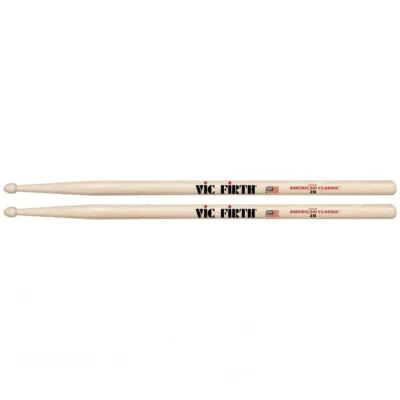 Vic Firth Classic Hickory 2B Wood Tip Drum Sticks x 1 Pair