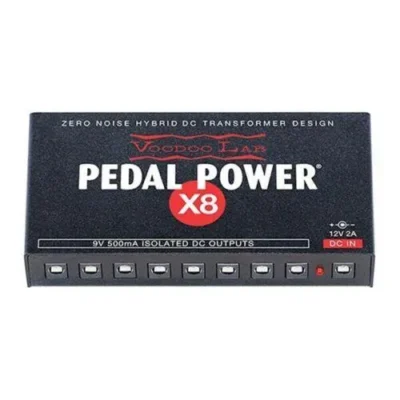 Voodoo Lab Pedal Power X8 8 Outlet Isolated Pedal Power Supply for 9 Volt Pedals
