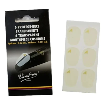 Vandoren Mouthpiece Cushions Clear 0.35mm Pack of 6