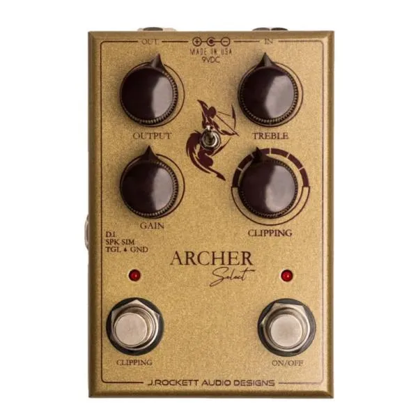 J.Rockett ARCHER Overdrive Guitar Effects Pedal