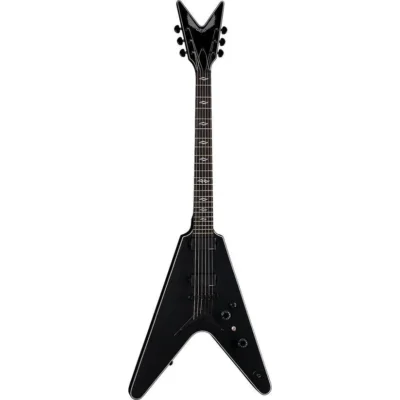 Dean V Select Fluence Black Satin Electric Guitar - Fishman Pickups