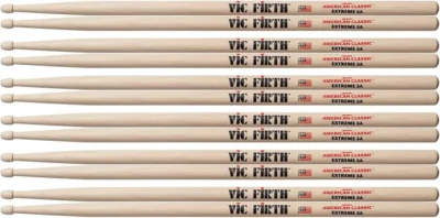 Vic Firth American Classic Extreme 5A - X5A Drumsticks Wood Tip 6 Pairs