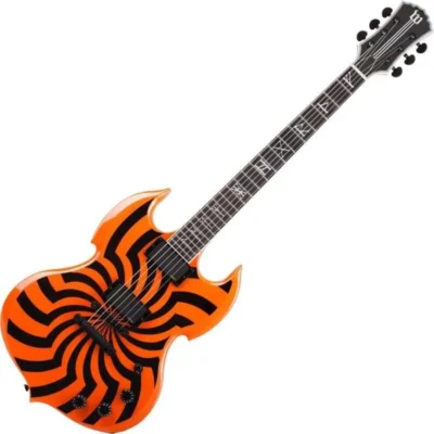 Wylde Audio BARBARIAN Orange  Buzzsaw Electric Guitar