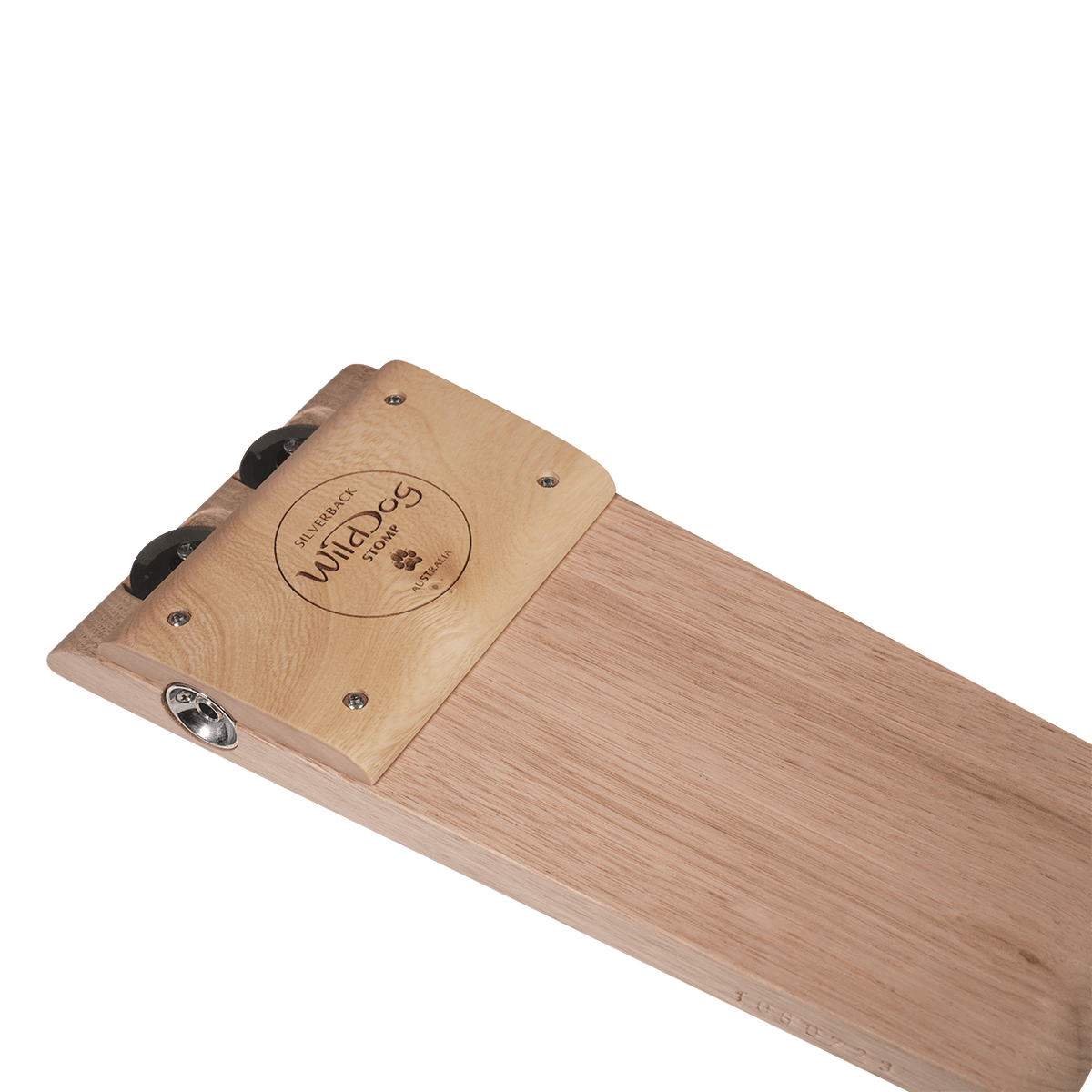 Wild Dog Silverback Stomp Box - Tassie Oak Artist Series w/Jingles