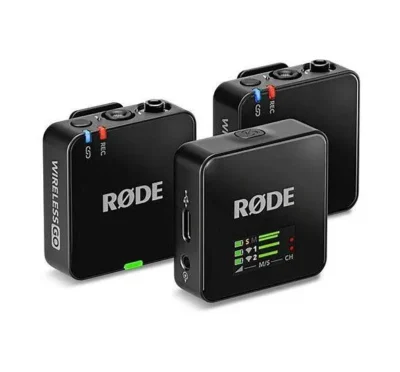 Rode Wireless GO Gen 3  Dual Channel Compact Wireless Microphone System 2.4 GHz