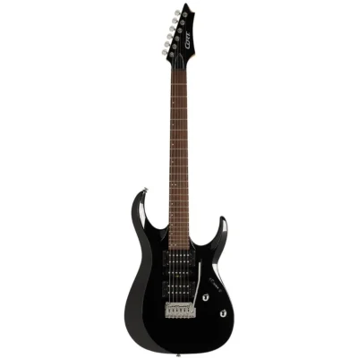 Cort X200-BK Solid Body Electric Guitar - Black Color