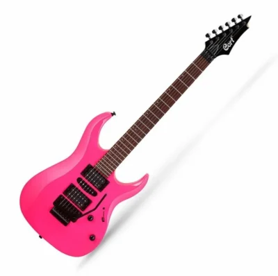 Cort X250 TDP Electric Guitar Tear Drop Pink  EMG Pickups