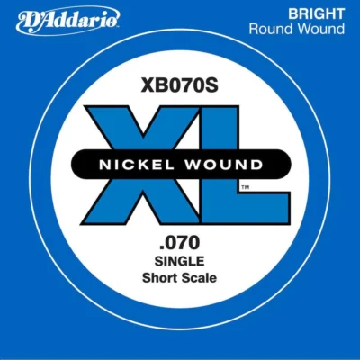 D'Addario XB040S Nickel Wound Bass Guitar Single String, Long Scale, .045