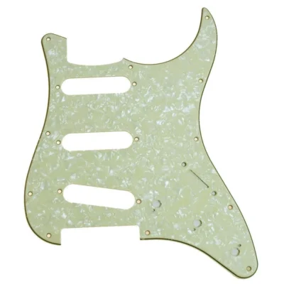 Big Bang Tone Electric Guitar Pickguard USA Std Strat - Mint Green Pearl 3 Ply