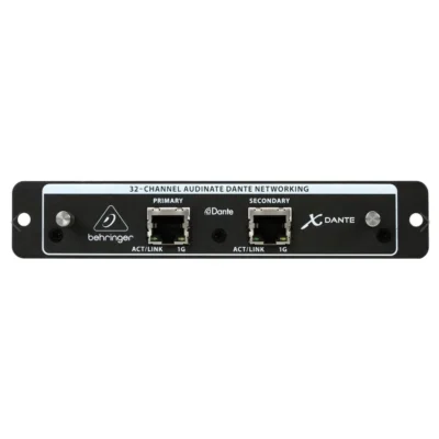 The Behringer High-Performance X-DANTE  Audinate Expansion Card For X32