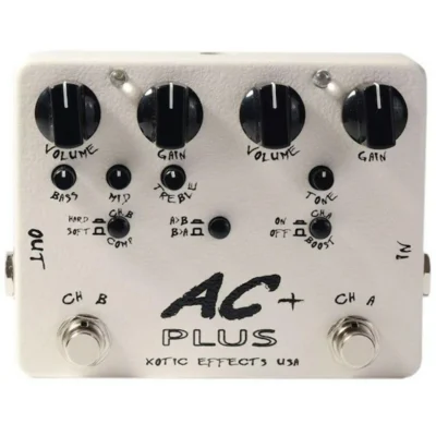 Xotic Effects USA AC+ Booster Overdrive with Compressor Effects Pedal