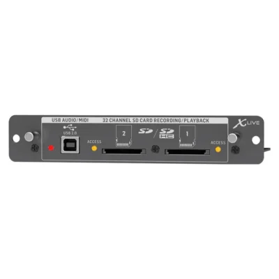 The Behringer X-LIVE 32-Channel Live Recording Expansion Card For X32