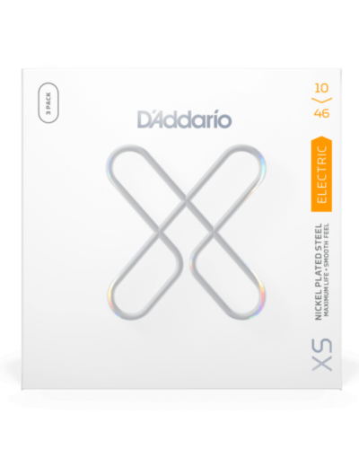 D'Addario XSE1046 Nickel-plated Steel-coated Electric Guitar Strings - 10-46 - 3 Sets