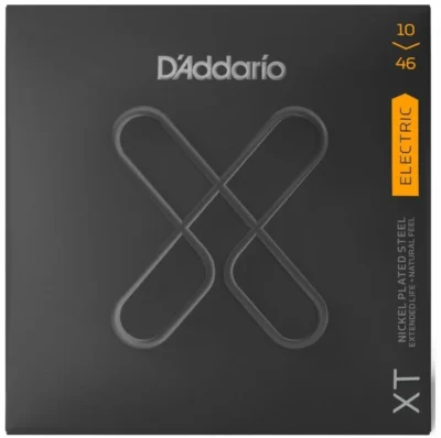 D'Addario XT Nickel Electric Guitar Strings XTE1046 Regular Light 10-46