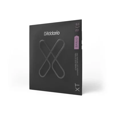 D'Addario XT Banjo Stainless Steel, Custom Light, 9.5-20