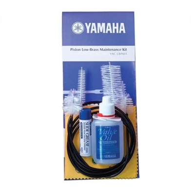 Yamaha Low Brass Care Kit - Valve oil  Slide Grease cloth  Brushes