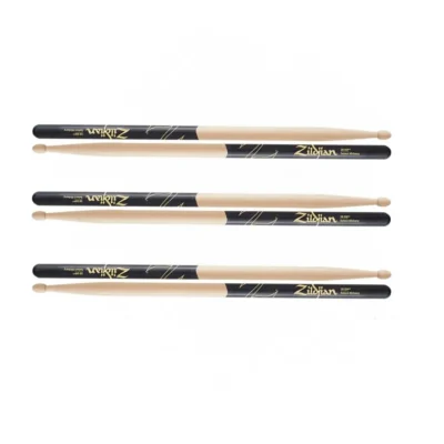 Zildjian Dip Series Z2BD Drumsticks Wood Tip 3 Pairs
