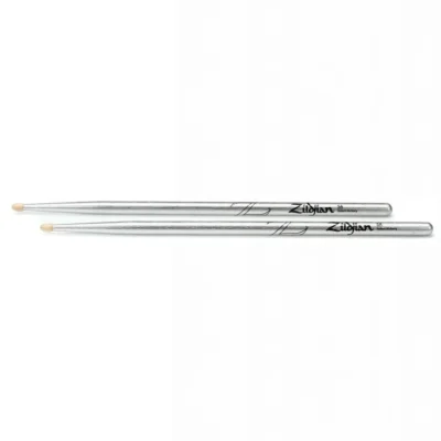 Zildjian Chroma Drumsticks - 5A - Metallic Silver Pair of Drumsticks
