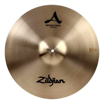 Zildjian A Series Medium Crash 18" Classic Bright Hammered Cymbal Traditional