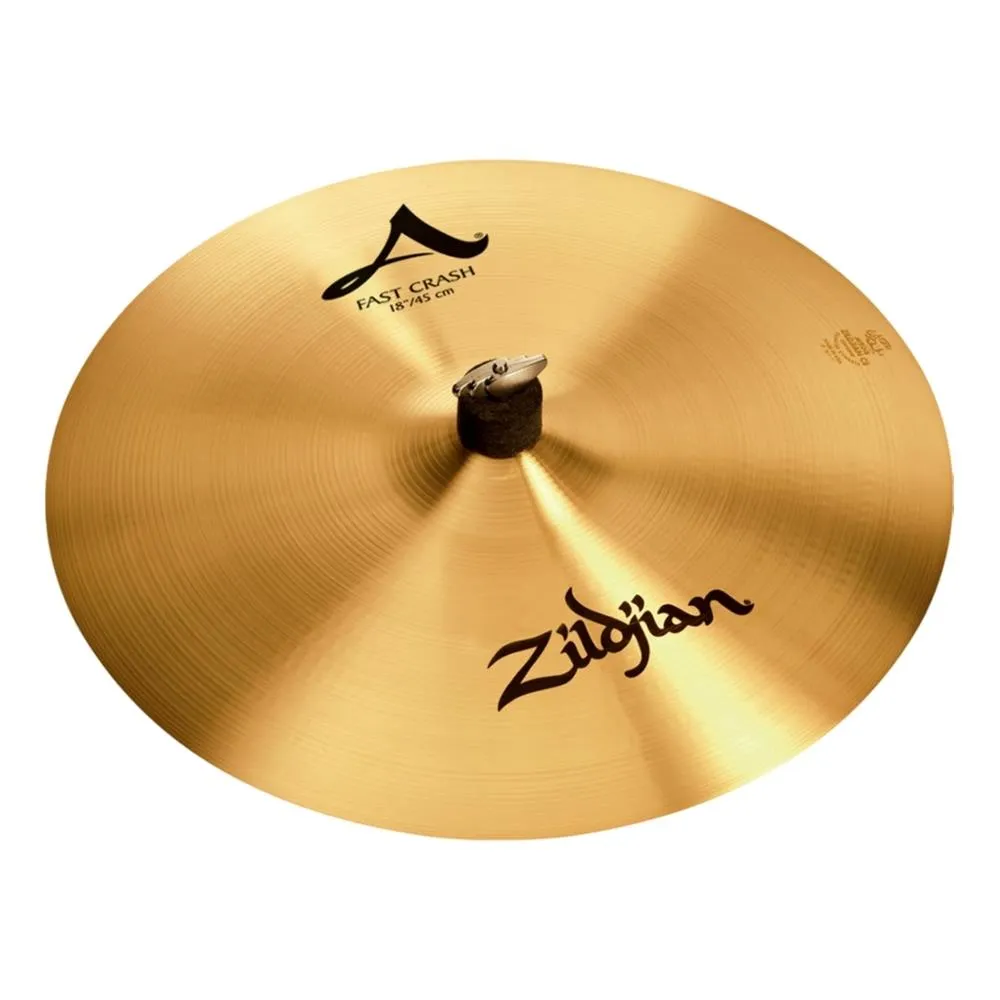 Zildjian A Series Fast Crash 18" Bright Full-Bodied Musical Cymbal Traditional