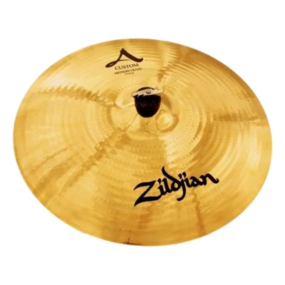 Zildjian A Custom Medium Crash Brilliant 17" Smooth Bright High-Pitched Cymbal