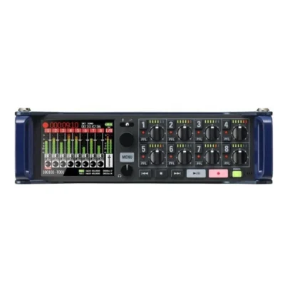 Zoom F8N Multitrack Field Recorder 8-in/4-out Field Audio Recorder/Mixer and USB