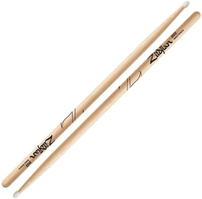 Zildjian Hickory Series - Jazz Nylon Tip Drumsticks 1 Pair
