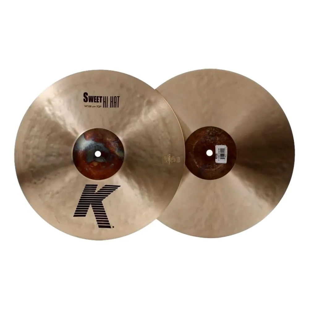 Zildjian K Sweet HH Pair Traditional Finish 14" Hammered Solid Chick Cymbals