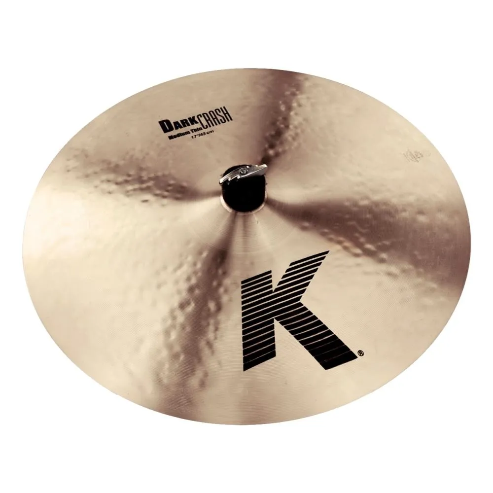 Zildjian K Series Dark Crash Medium Thin 17" Traditional Finish Warm Dark Cymbal