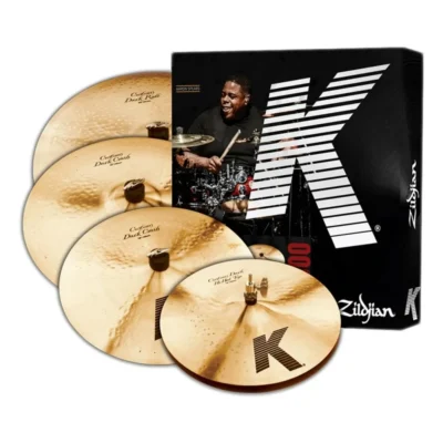 Zildjian K Custom Hihats/Crashes/Ride Traditional Warm Trashy Dark Cymbal Set