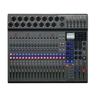 Zoom LiveTrak L-20 20-channel Digital Mixer / 22-track Recorder 6 Monitor Output