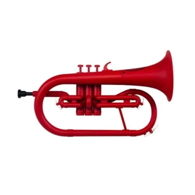 ZO Plastic Next Generation Flugelhorn in Racing Red Matt  with Gig Bag