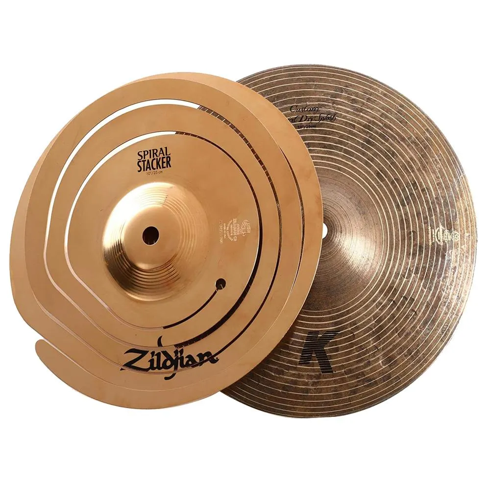 Zildjian PCS002 FX 10" Spiral Stacker and 10" Custom Dry Splash Cymbal Stack Set