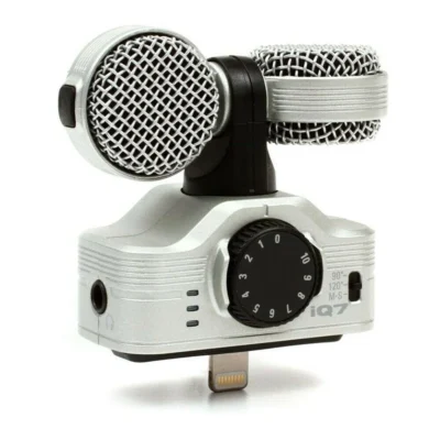 Zoom iQ7 Rotating Mid Side Stereo Capsule - Lightning Connector for iOS