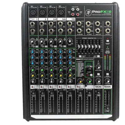 Mackie ProFX8v2 8-channel Mixer with Effects 8-channel ex demo