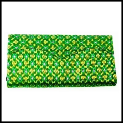 Silk Purse / Wallet Hand Loomed and Sewn in The Kingdom of Cambodia