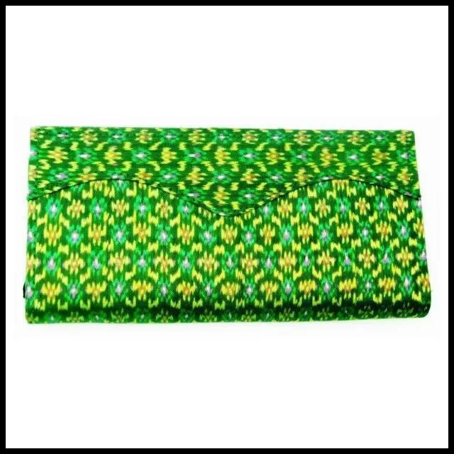 Silk Purse / Wallet Hand Loomed and Sewn in The Kingdom of Cambodia