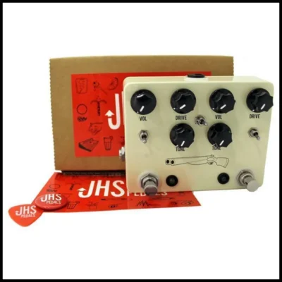JHS Pedals Double Barrel Overdrive Guitar Effects Pedal Version 3
