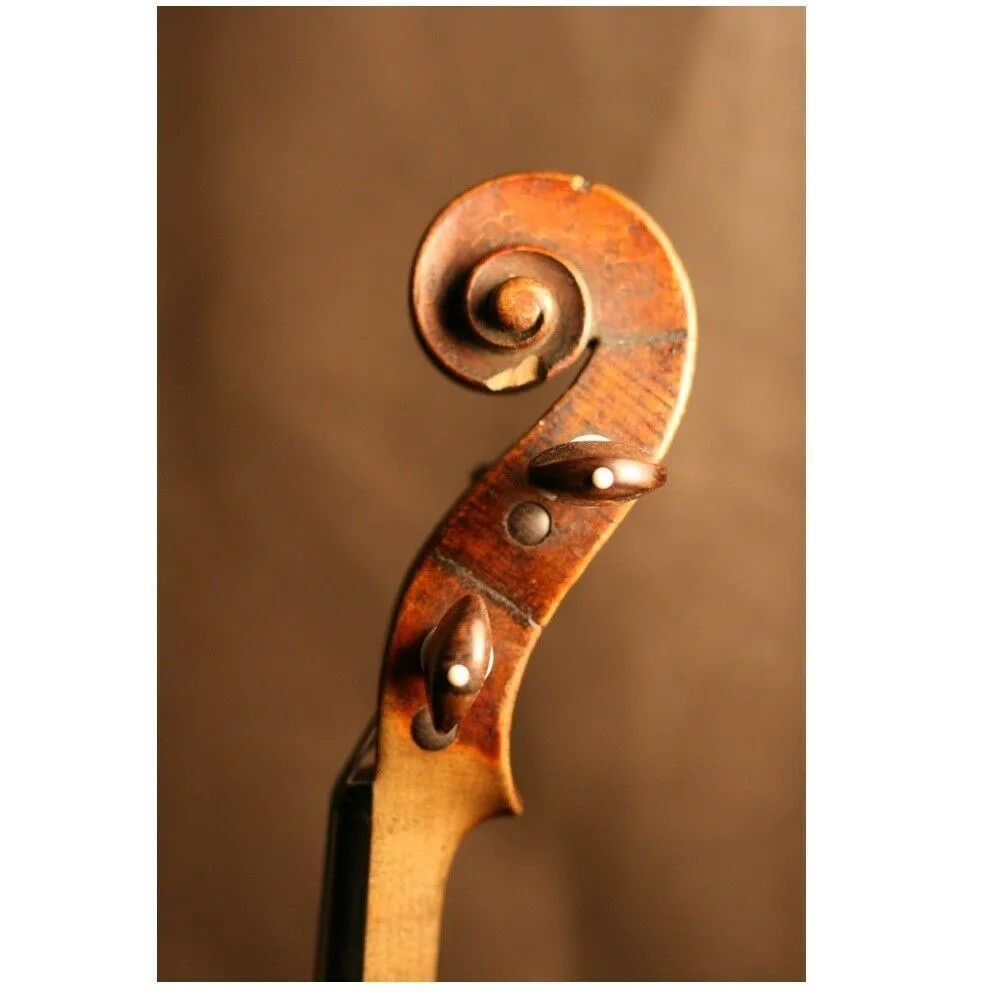 Fine Old German Mittenwald Violin c1800 Set up Deep Mature Powerful responsive - Image 11
