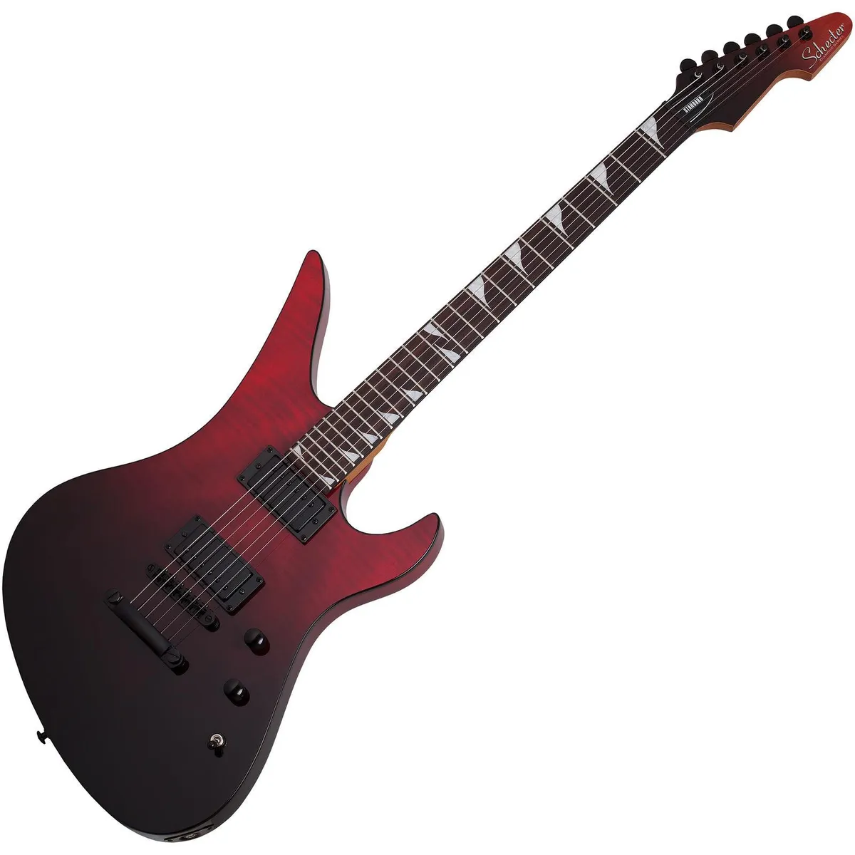 Schecter Avenger Electric Guitar - Blood Burst + Boss Katana 50W Amp + Planet Waves Cable - Image 11