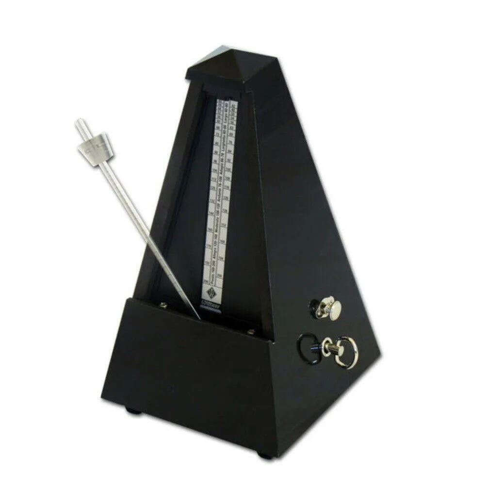 Wittner 816M System Maelzel 810 Metronome in Matt Silk Black Wooden case - Image 2