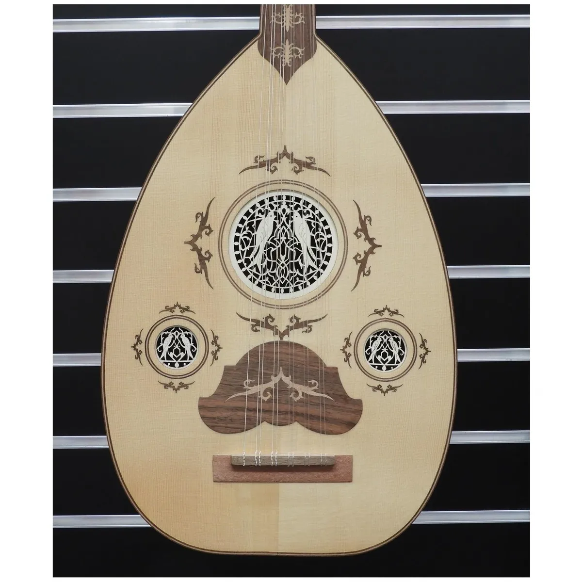 Hand Made Oud Acoustic Mid-East 11 String with Gig Bag - Image 2