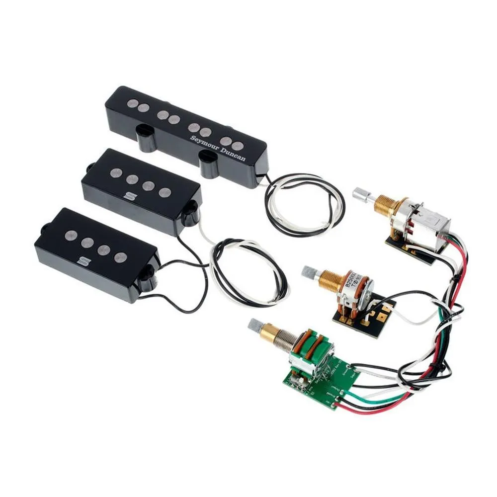 Seymour Duncan Rex Brown Signature P-J Bass Pickup and Preamp Set - Image 2
