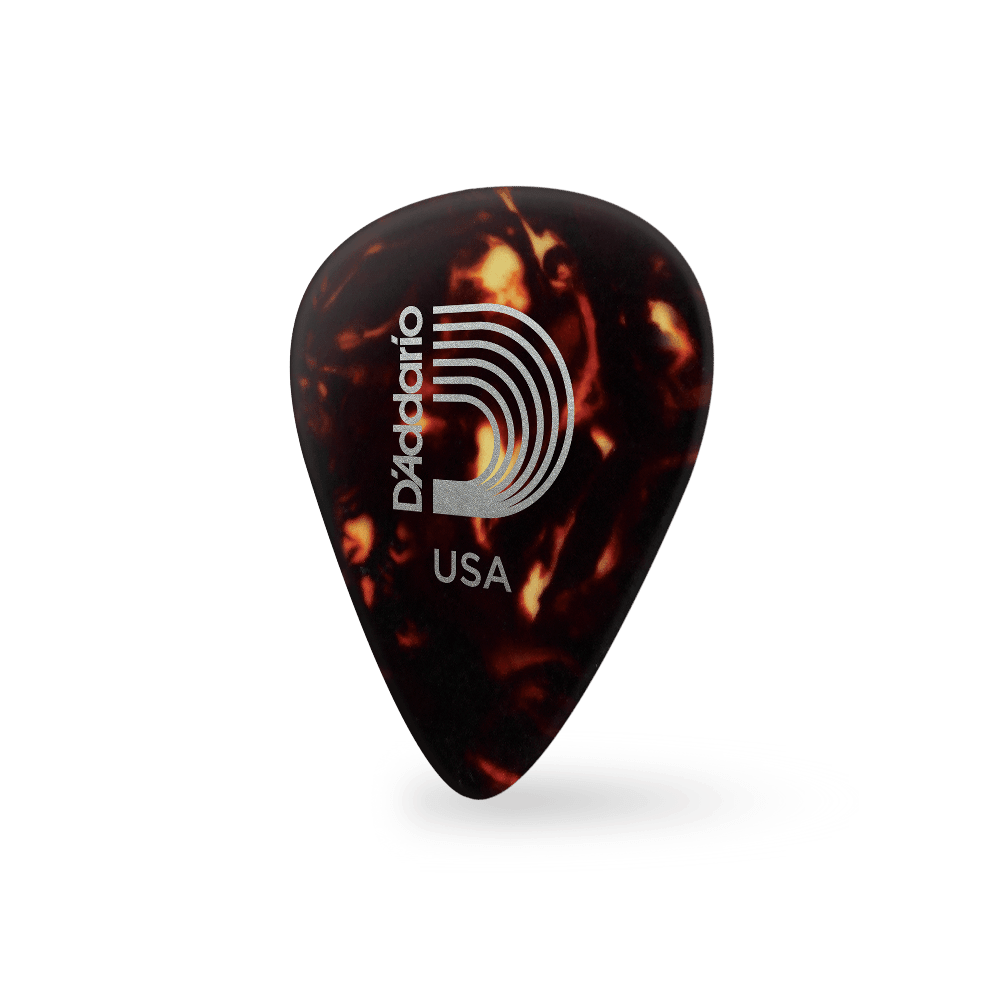 D'Addario Shell-Color Celluloid Guitar Picks, 25 pack, Heavy - Image 2