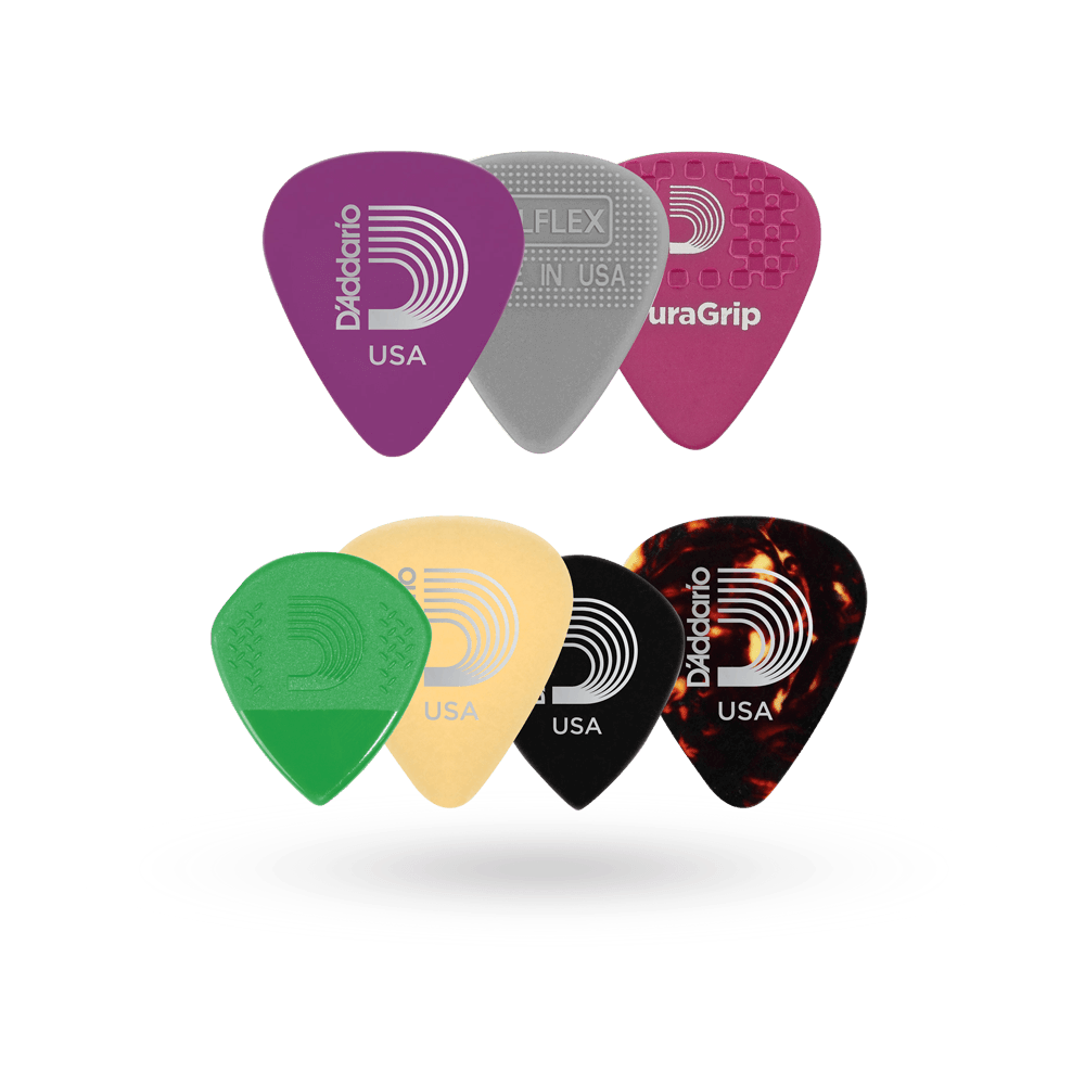 D'Addario Assorted Guitar Picks, 7-pack, Heavy - Image 2