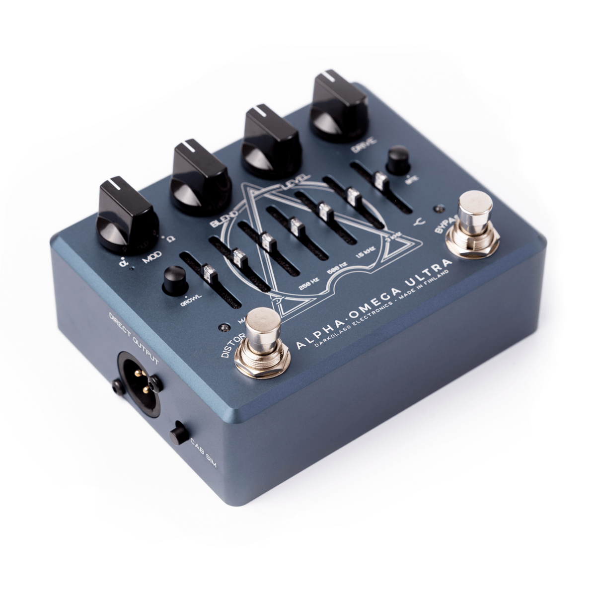Darkglass Alpha Omega Ultra Dual Bass Preamp/OD Pedal with Aux In - Image 2