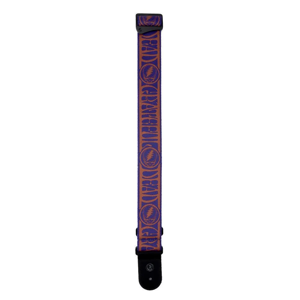 D'Addario Grateful Dead Woven, Steal Your Face, Red/Blue - Image 2