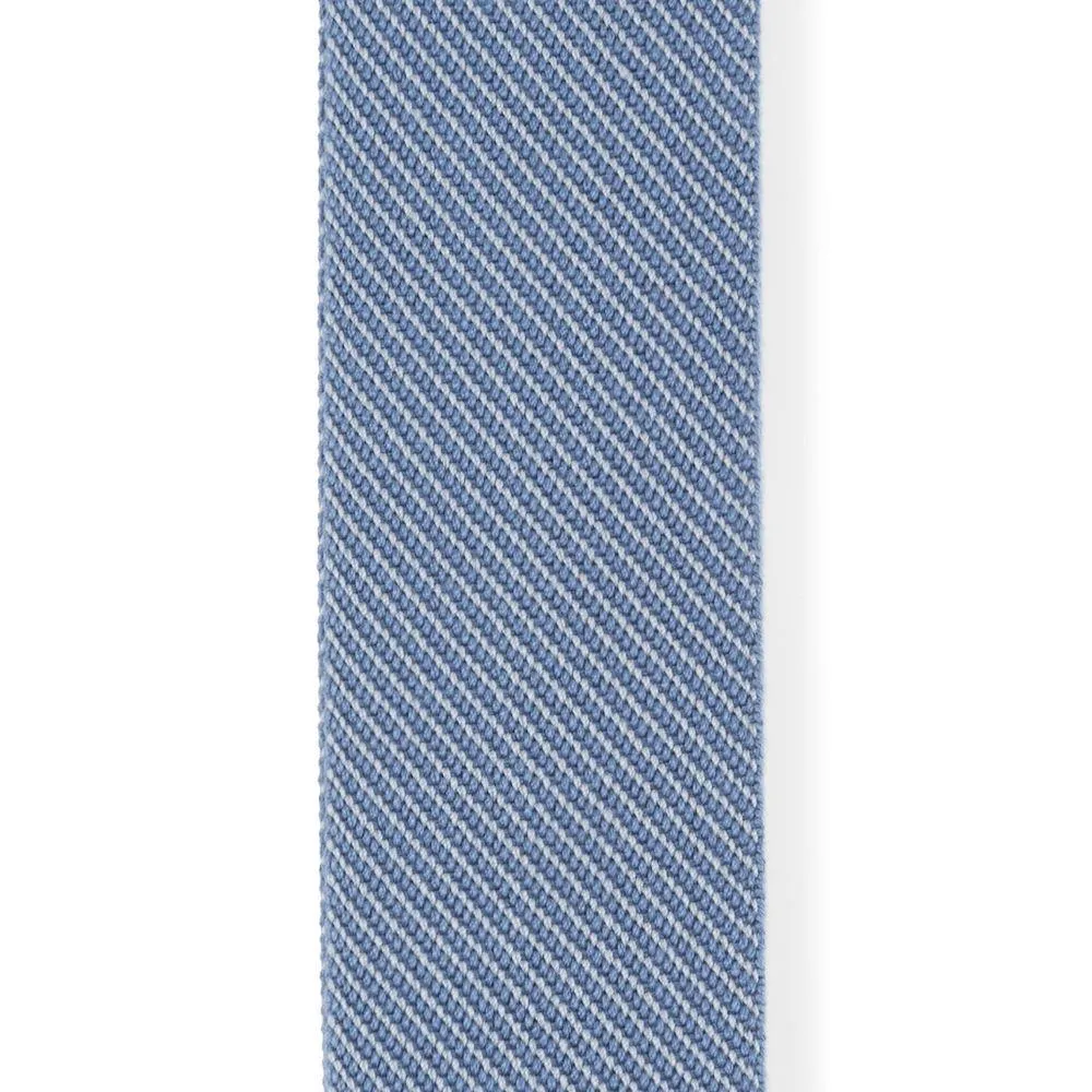 D'Addario Classic Tweed Guitar Strap, Blue - Image 2