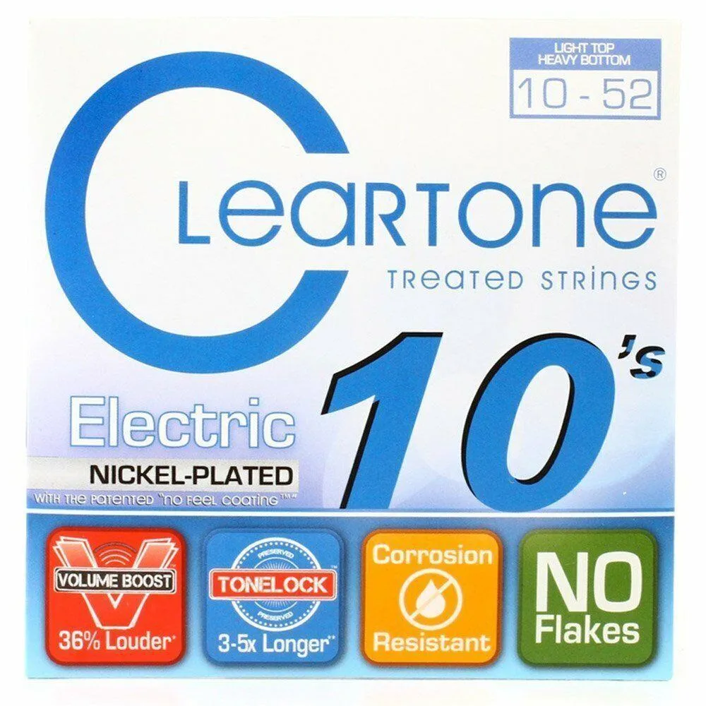 Cleartone Electric Guitar strings 10 -52 x 5 sets + Boss TU-05 Tuner - Image 2