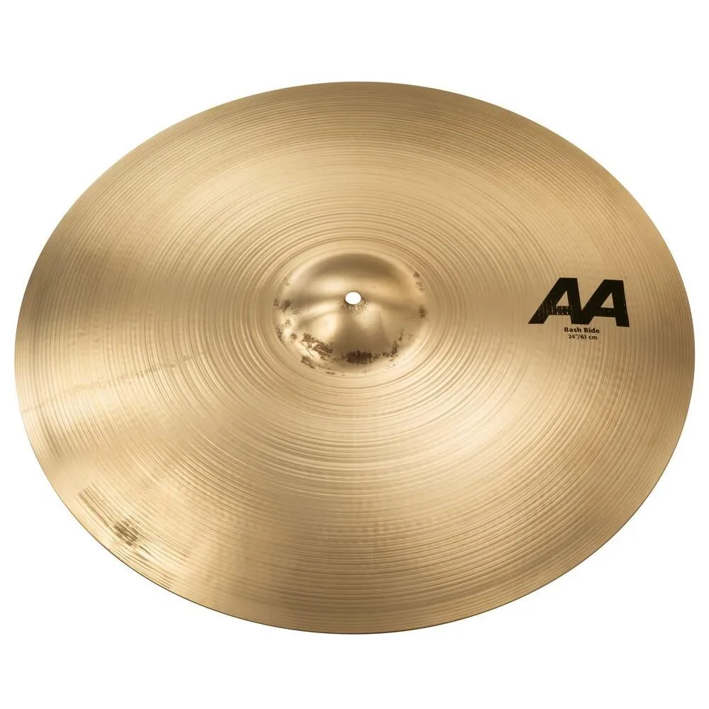 Sabian AA224BCB AA Series Bash Ride Brilliant Finish B20 Bronze Cymbal 24in - Image 2